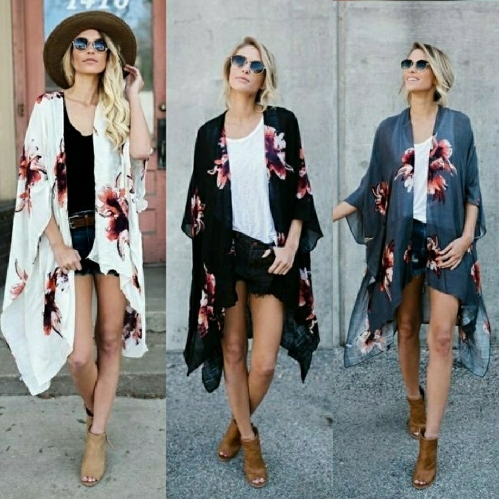 NOT SOLD OUT 1 LEFT Floral Kimonos OSFA UP TO 4X